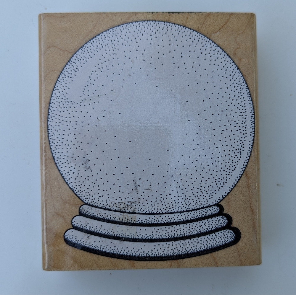 Crystal Ball Rubber Stamp